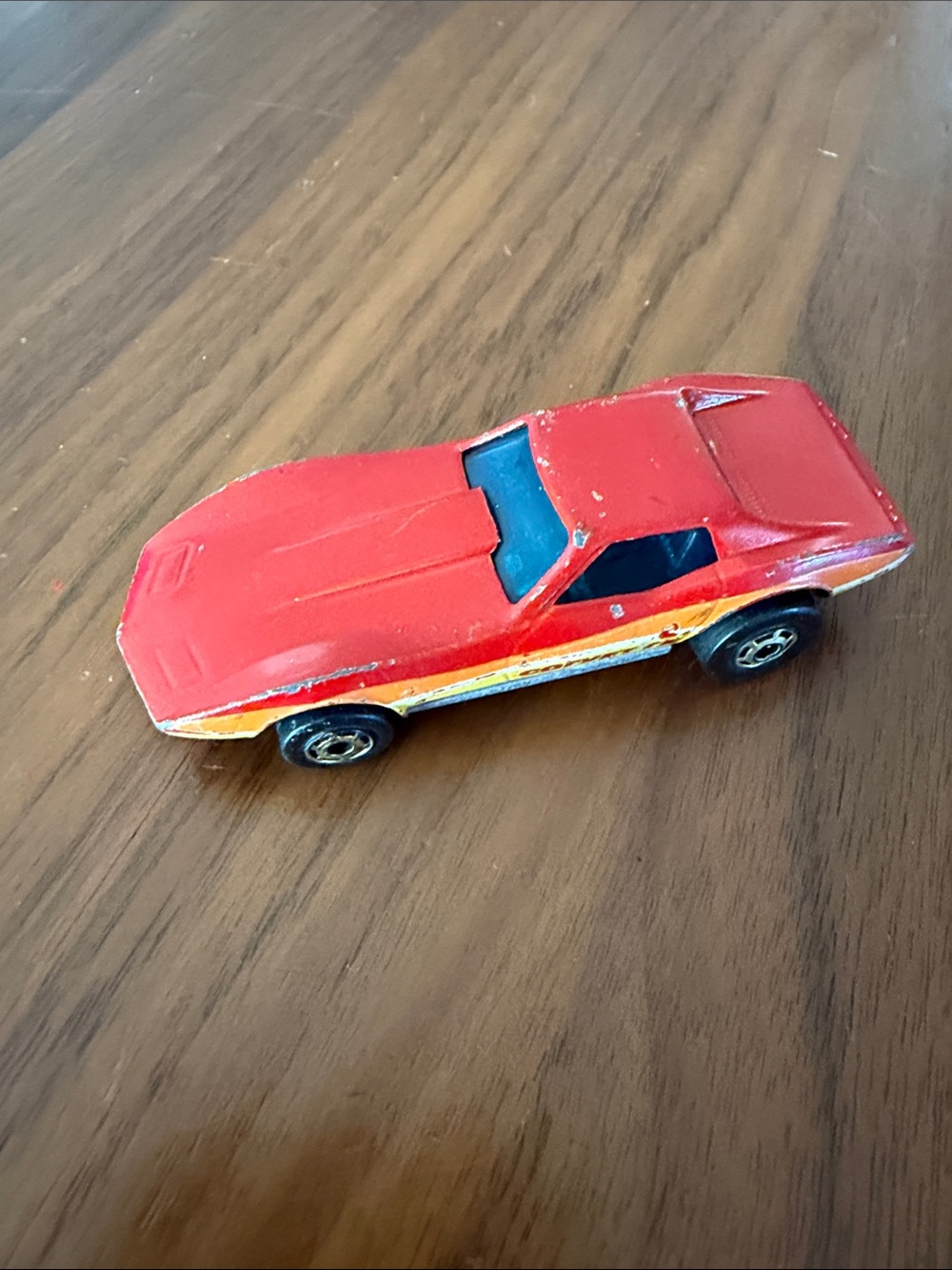 Red Corvette Stingray Hot Wheels Vintage 1980